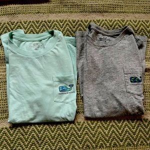 Vineyard Vines size M (12-14) short sleeved T-shirts. Excellent condition.